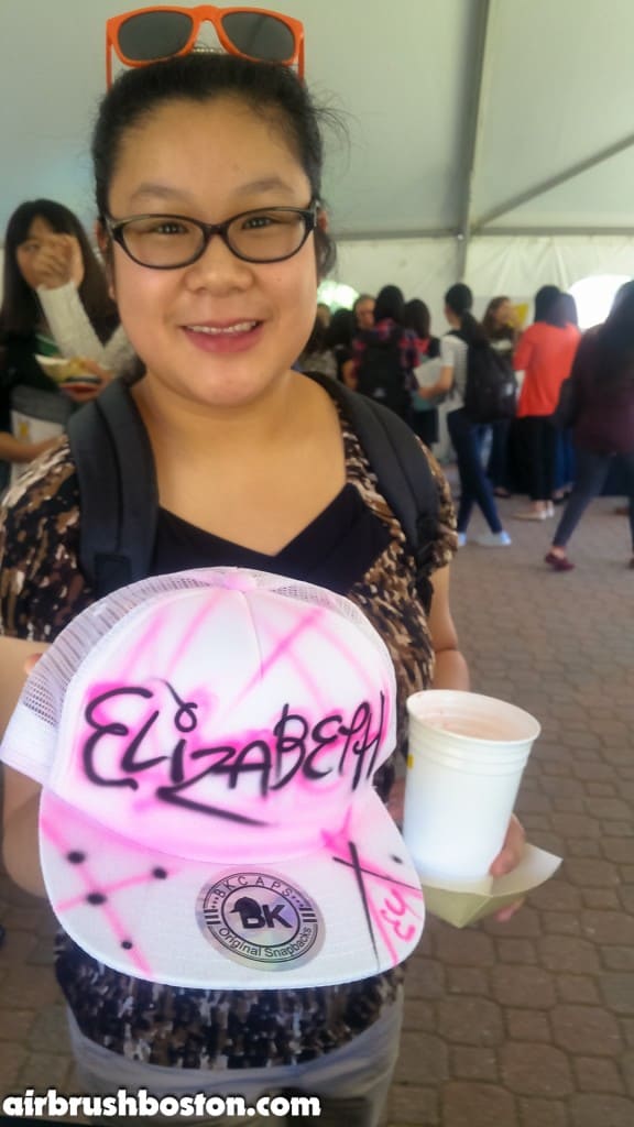 elizabeth airbrush hat boston