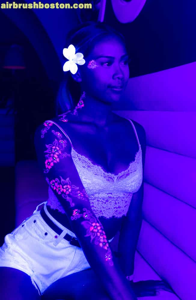 black light body art