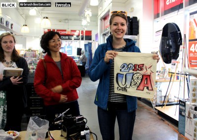 airbrush boston USA shirt at blick