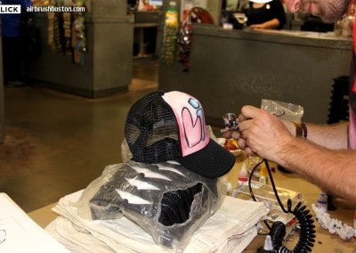 lihi's airbrush hat from the event