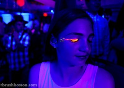 blacklight face painting