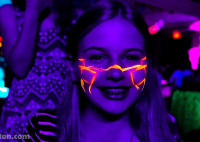 black light face painting in massachusetts