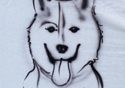 airbush husky artist